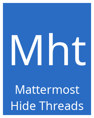 Mattermost Hide Thread app Logo